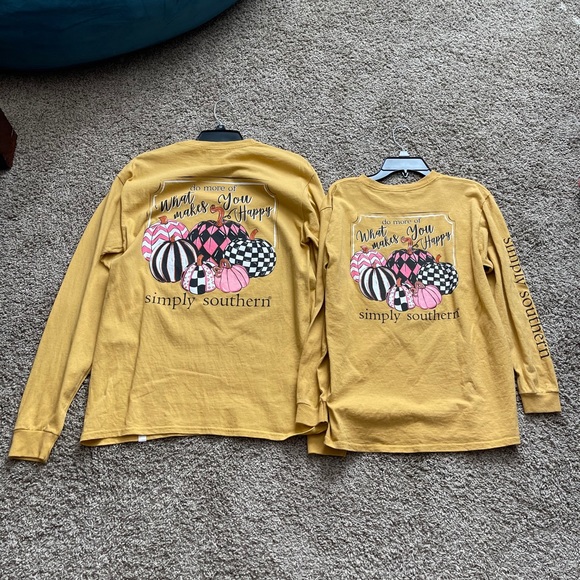 Simply Southern Tops - Simply Southern Pumpkin Shirts